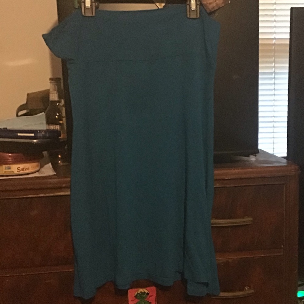 Massini knee length skirt blue